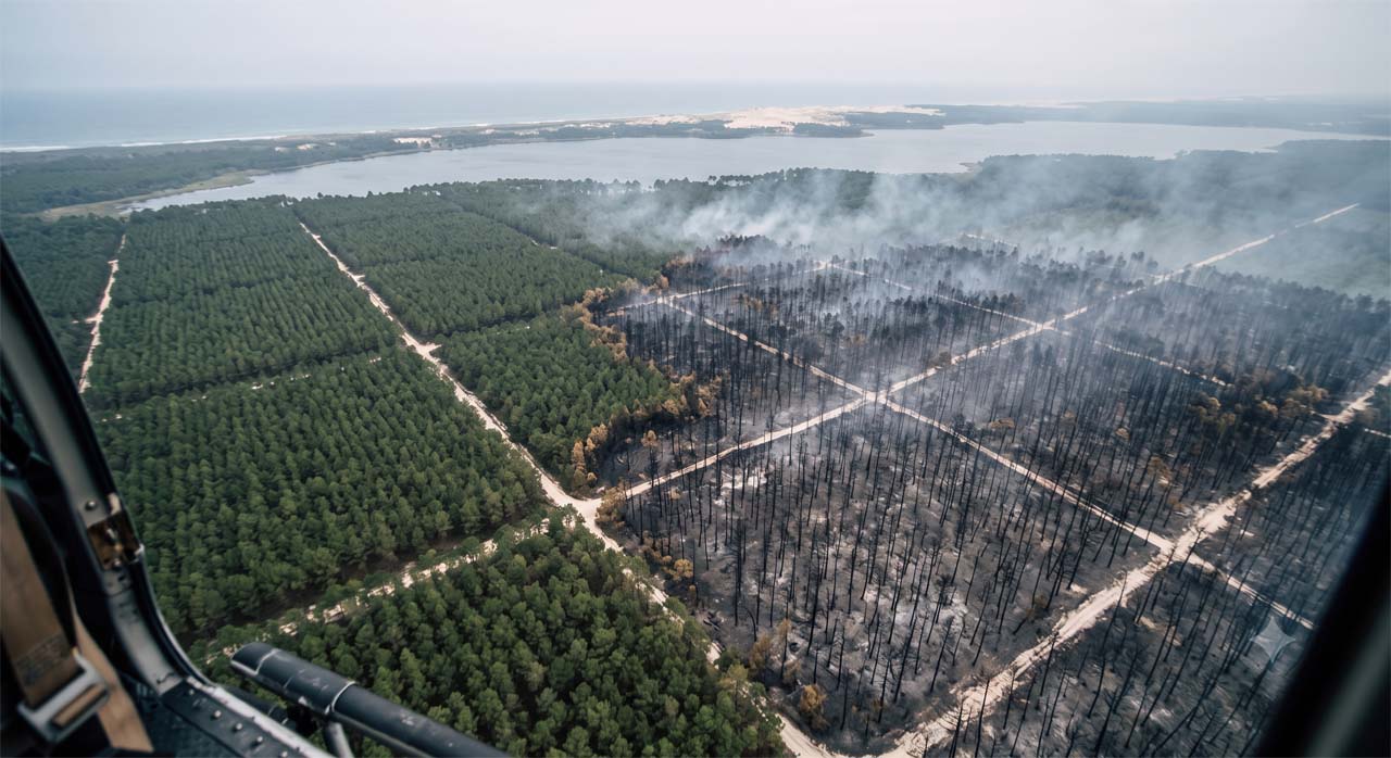 Incendie en Gironde