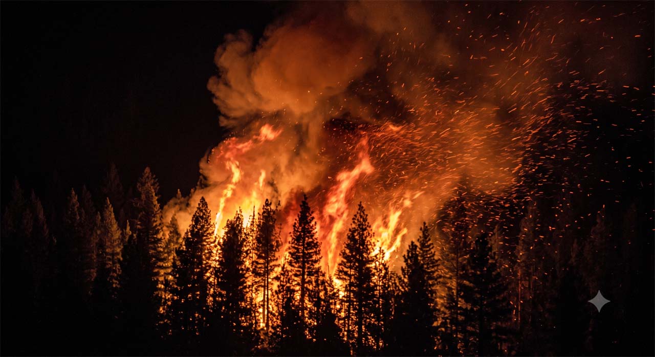 Front de feu de cime