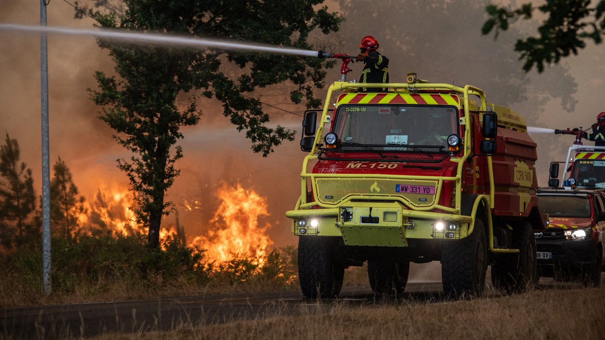 Camion citerne feux de forêts